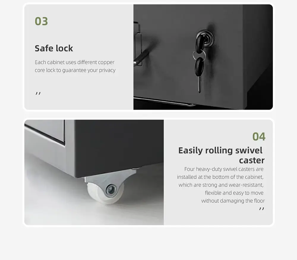5-Drawer Mobile Cabinet