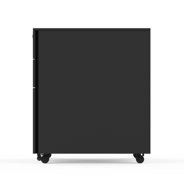 Mobile Black Drawer File Cabinet