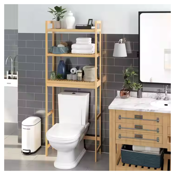Slim Bathroom Storage Cabinet - Space-Saving Organizer for Small Bathrooms - Image 4