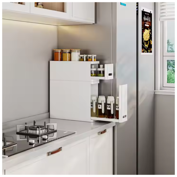 Multi-Purpose Corner Storage Cabinet for Efficient Organization - Image 4